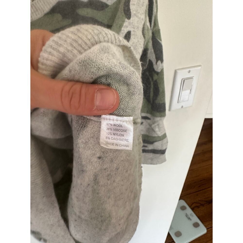 Acrobat Camo Wool/Cashmere Mix Sweater Xs/s - Picture 3 of 4